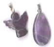 gemstone angel pendants amethyst quartz snow tinted real difference fake authentic charm chakra cahkra