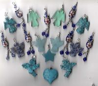 wholesale gemstone angel star cross heart arrow horn pendants guardian charms mixed lot uk supplier