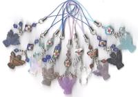 wholesale gemstone hanging angel pendant charm upper chakra collection