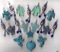 wholesale gemstone angel star cross heart arrow horn pendants guardian charms mixed lot uk supplier