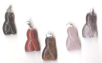 wholesale gemstone pendants cat kitten charms mixed lot uk supplier