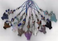 wholesale gemstone hanging angel pendant charm upper chakra collection