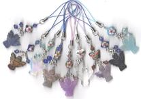 wholesale gemstone hanging angel pendant charm upper chakra collection