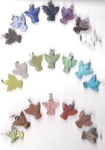 wholesale gemstone angel pendants guardian charms mixed lot uk supplier