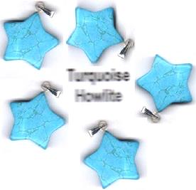 crystal gemstone TURQUOISE HOWLITE carved star charms kit jewellery jewelry making hanging charm make your own for bag phone wall car mirror totem totems for love hope faith love wisdom joy peace motivation things to do on a rainy day