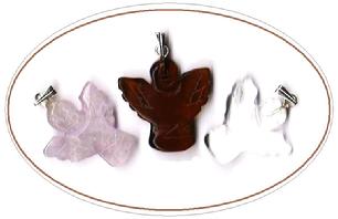 gemstone quartz crystal angel pendants Love angels forgiveness chi harmony isabella wesoly artist teacher poet new age poetry