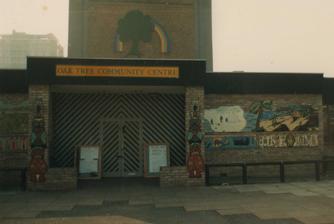 South Acton Oak Tree community mural project world theme 