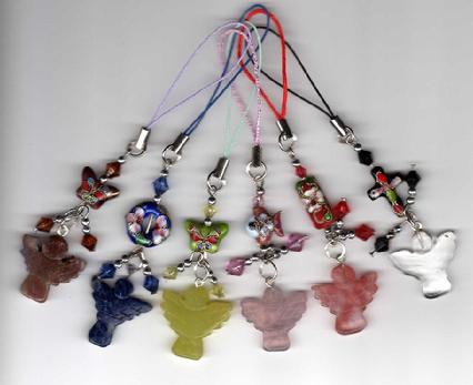 chakra crystal gemstone angel charm charms wholesale pendant pendants