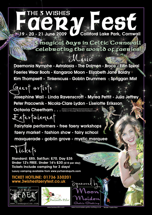 fairy faery fei music kids crafts festival 2009 Bodmin Moor Cornwall