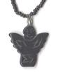 gemstone angel pendants black onyx amazonite quartz snow tinted real difference fake authentic charm chakra cahkra