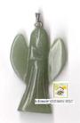 green aventurine quartz angel pendant harmony peace balance through heart chakra